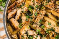 Creamy Garlic Parmesan Chicken Pasta Recipe for Dinner