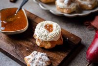 Spiced Pear and Maple Cream Puff Recipe for Fall Desserts