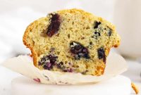 Moist Blueberry Muffins Without Gluten: Simple Homemade Recipe