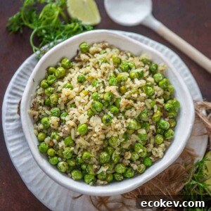 Chura Matar served in a bowl.