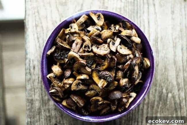 Roasted Mushrooms with Thyme from Foodie with Family