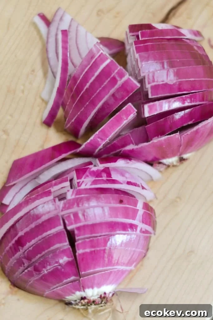 Jar of pickled red onions