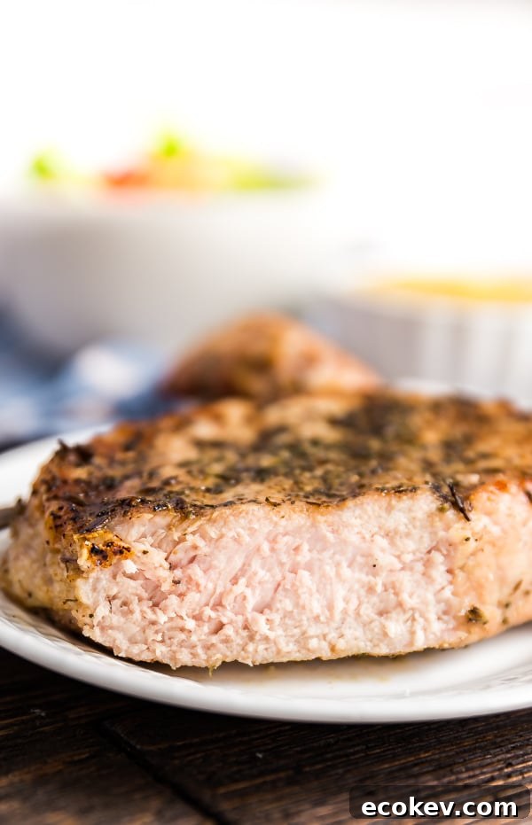 Pork chops on the grill