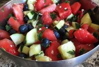 Refreshing Watermelon Feta Salad with Mint and Lime Dressing