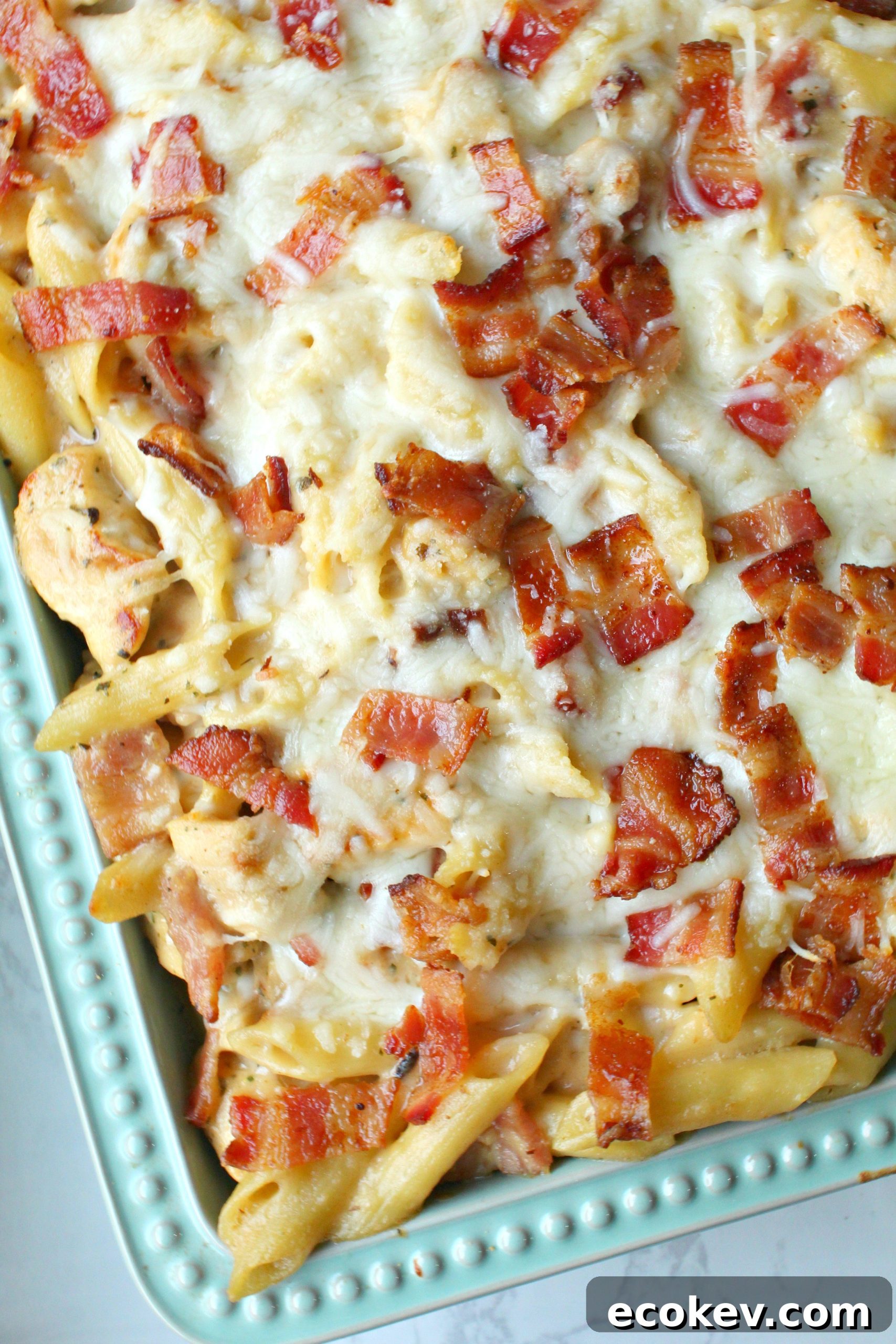 Baked casserole served