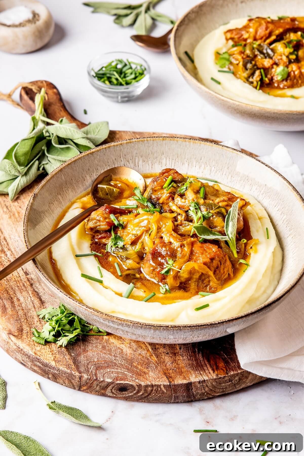 Cider Braised Pork Shoulder - Olivia Adriance