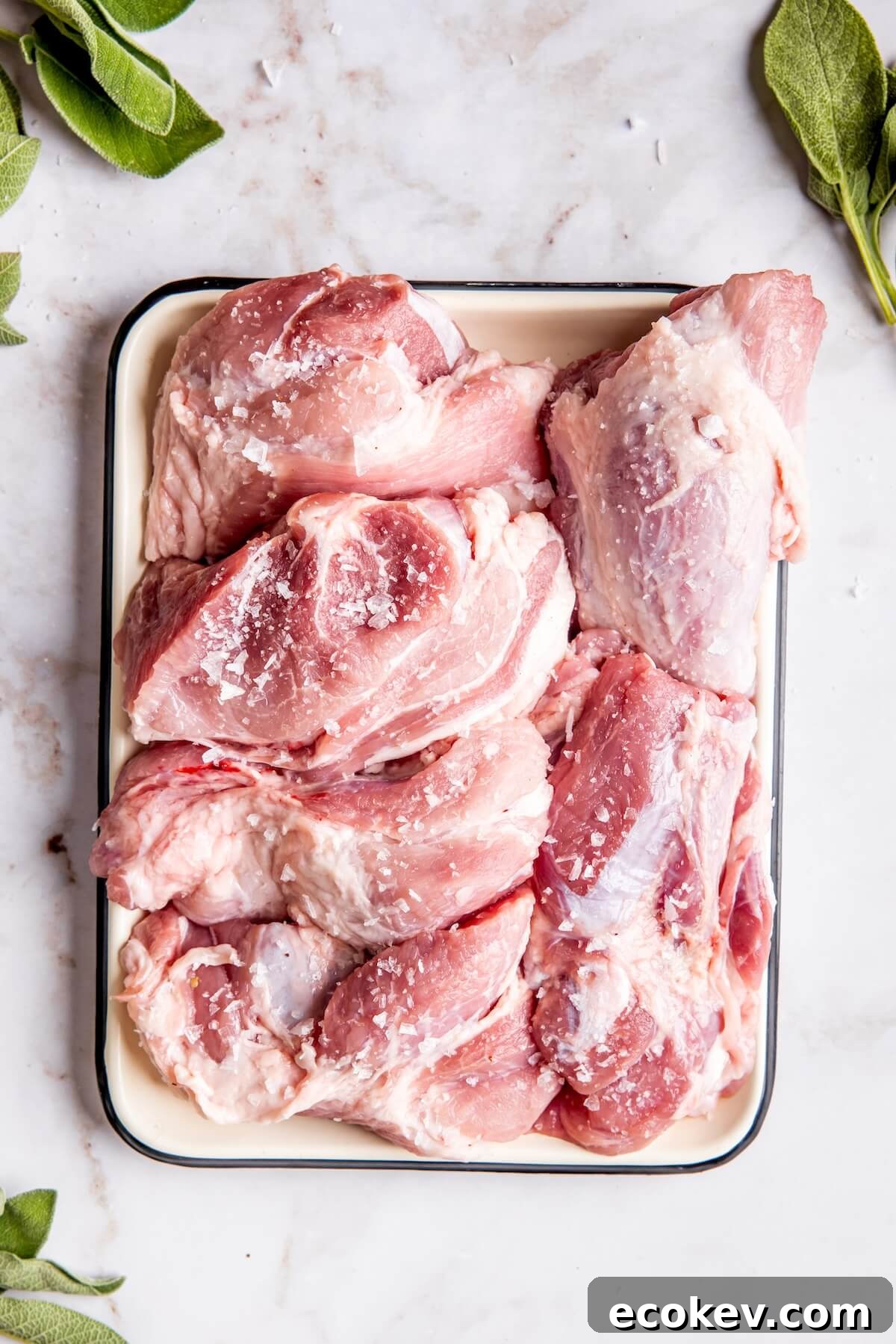 Cider Braised Pork Shoulder Step 1 - Olivia Adriance