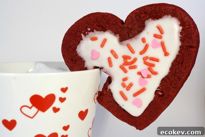 Red Velvet Sugar Cookies