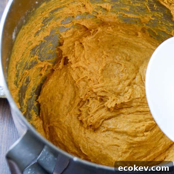 mixing dough.