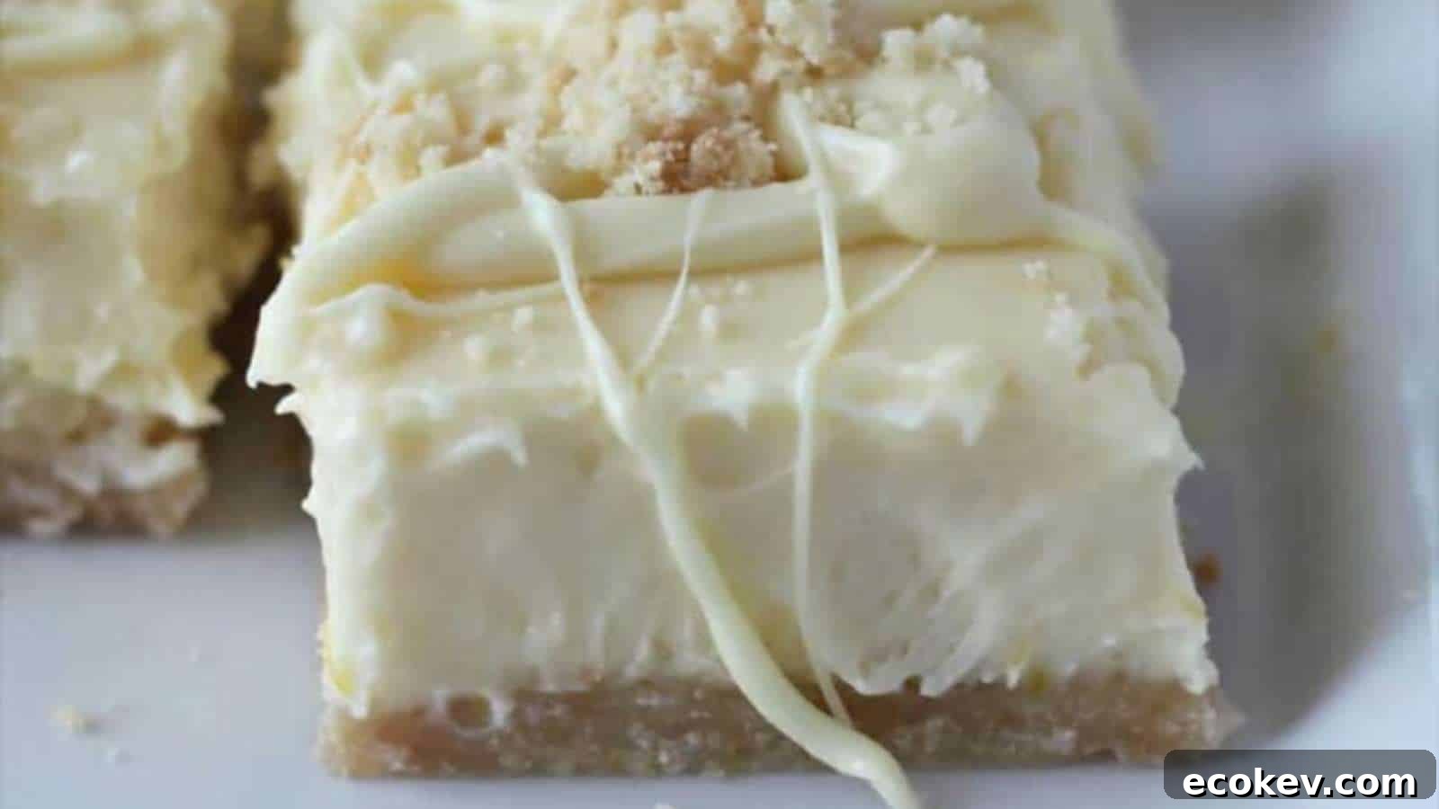 White Chocolate Cheesecake Bars