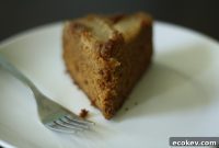 Gingerbread Pear Upside-Down Cake with Warm Spices