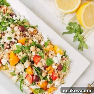 Mediterranean Pearled Couscous Salad