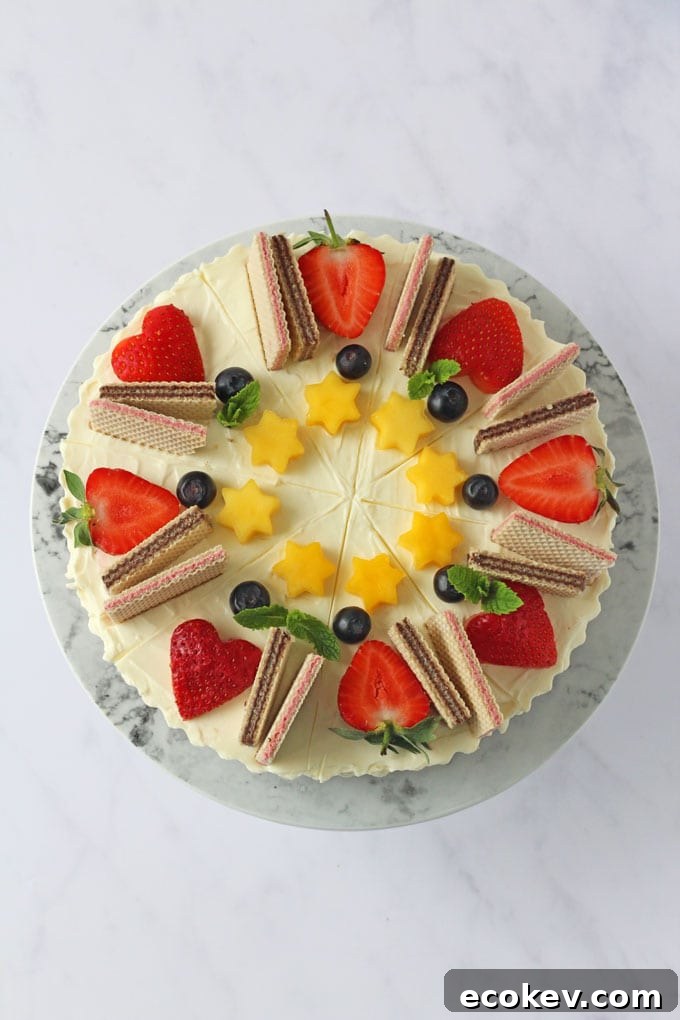 No Bake Loacker Cheesecake