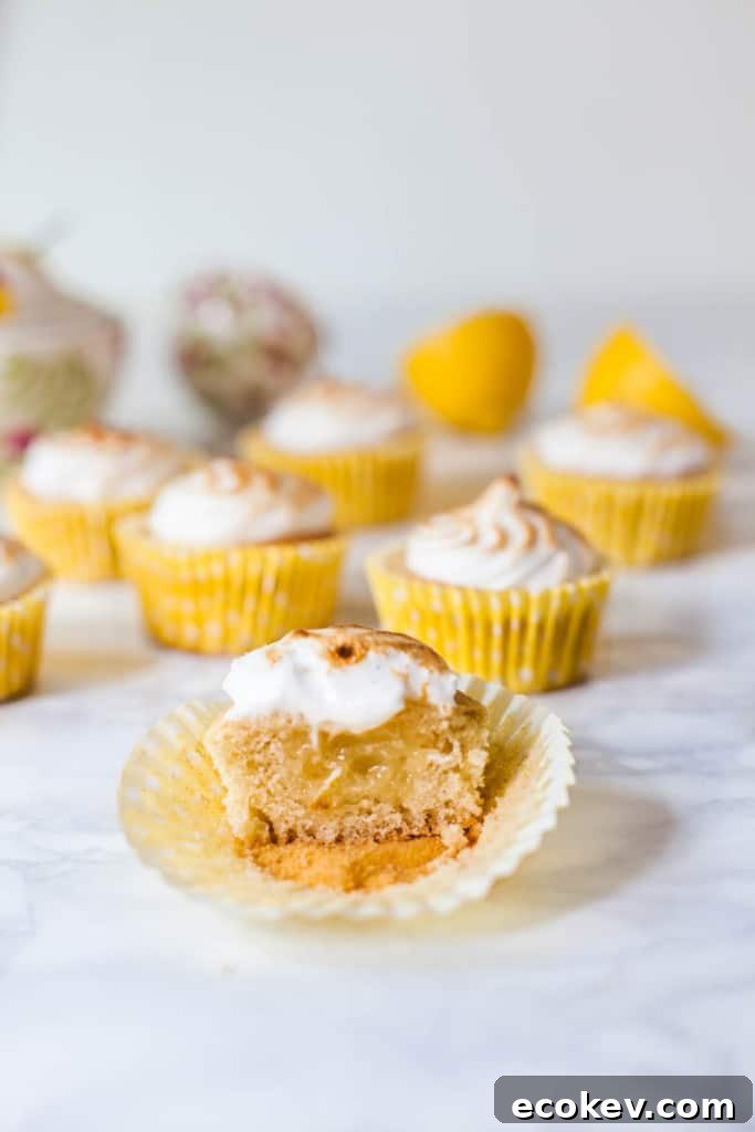 Vegan Lemon Meringue Cupcakes