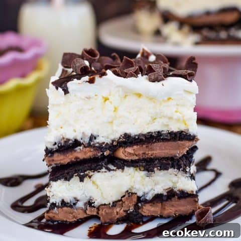 Coconut Oreo Icebox Cake