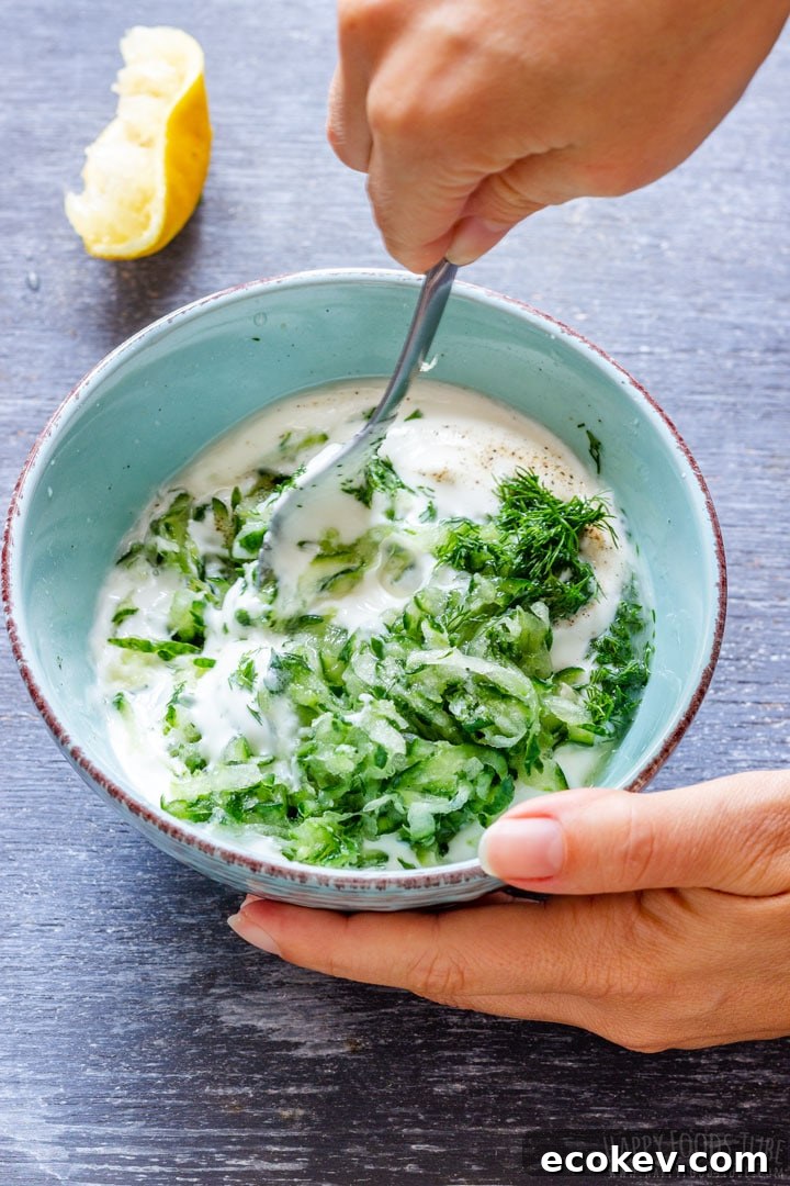 How to make Tzatziki Sauce Step 2