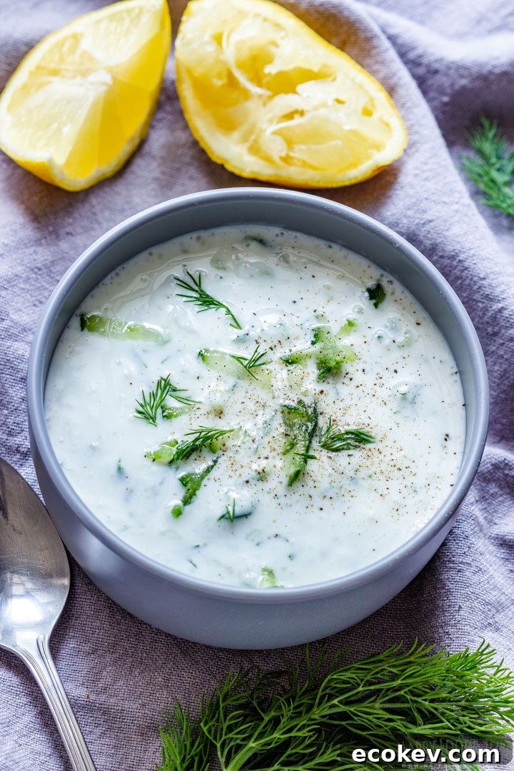 Tzatziki Sauce with Greek Yogurt