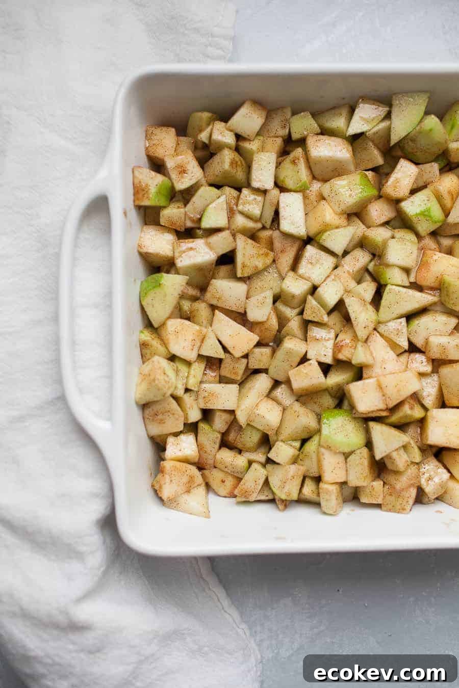 This fall apple crisp is an easy dessert that is perfect for any occasion this fall! Made with a mix of sweet and tart apples and topped with the perfect brown sugar oat crumble topping! It's best served warm with a scoop of ice cream but no matter how you eat it, it will be a crowd pleaser for sure.?