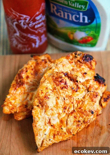 Sriracha Ranch Chicken - great for leftovers