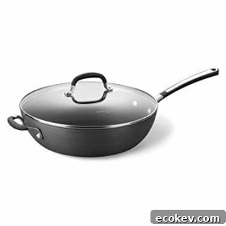 Simply Calphalon Nonstick 12" Jumbo Deep Fry Pan
