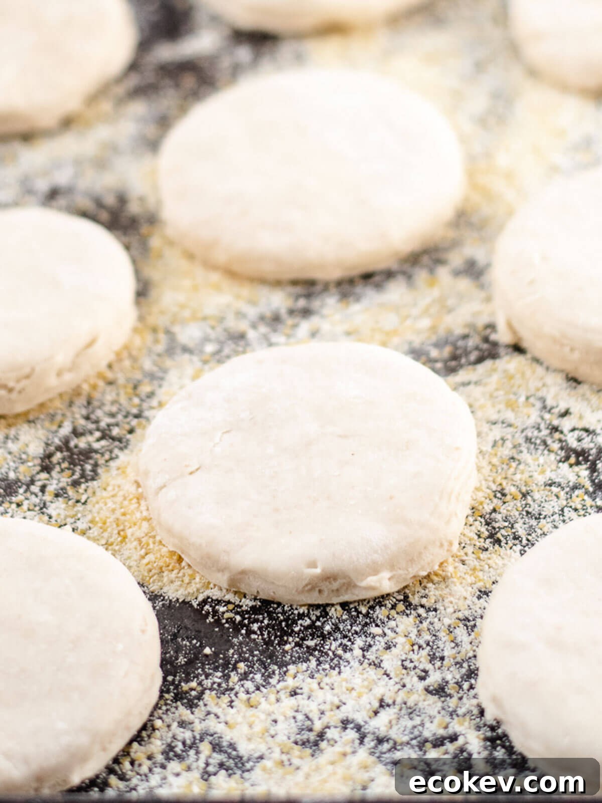 Use a flat top or skillet to cook English muffins at home.