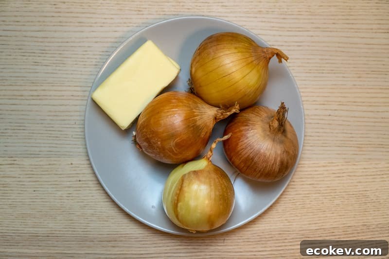 Key ingredients to caramelise onions