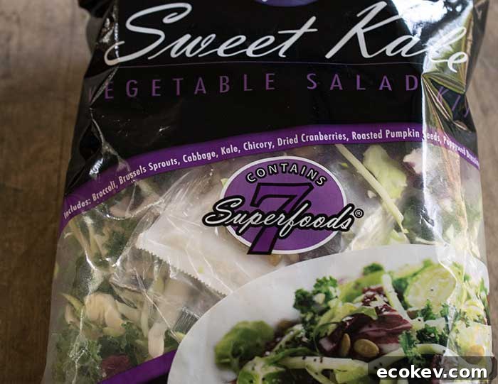 Quick and Easy Tofu Superfood Stirfry Made with an Eat Smart Sweet Kale Salad Kit