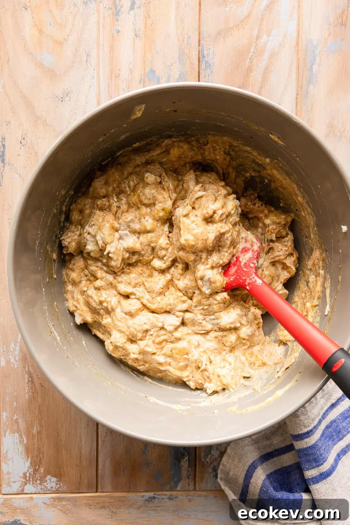 Making the recipe.