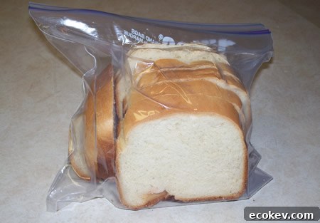 Frozen bread