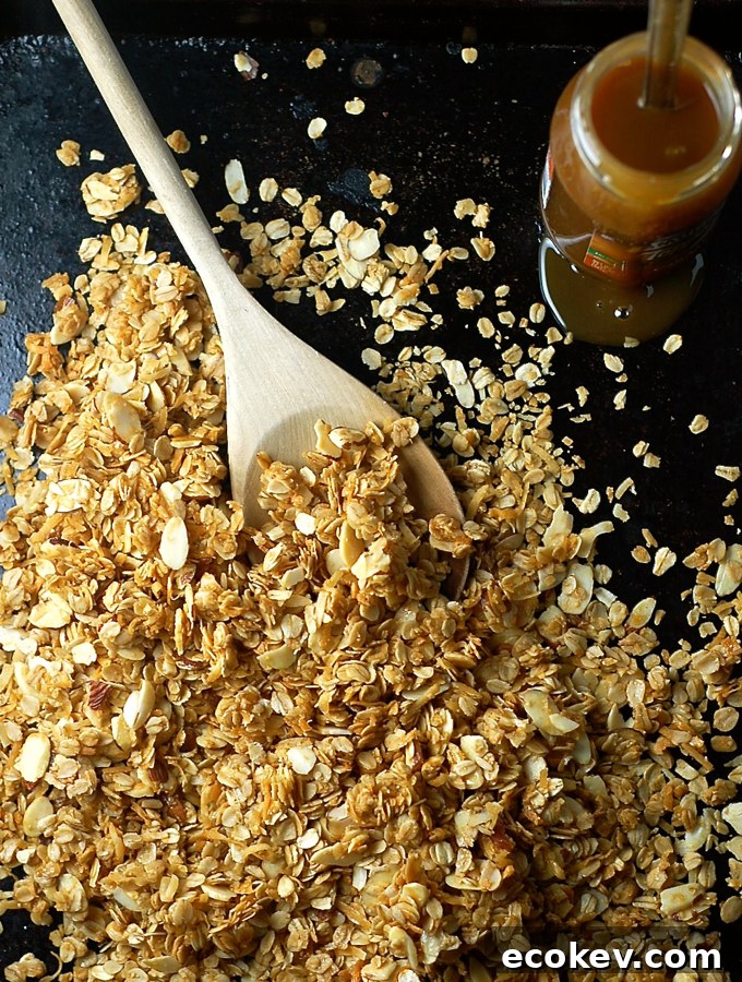 Six Ingredient Salted Caramel Granola 2