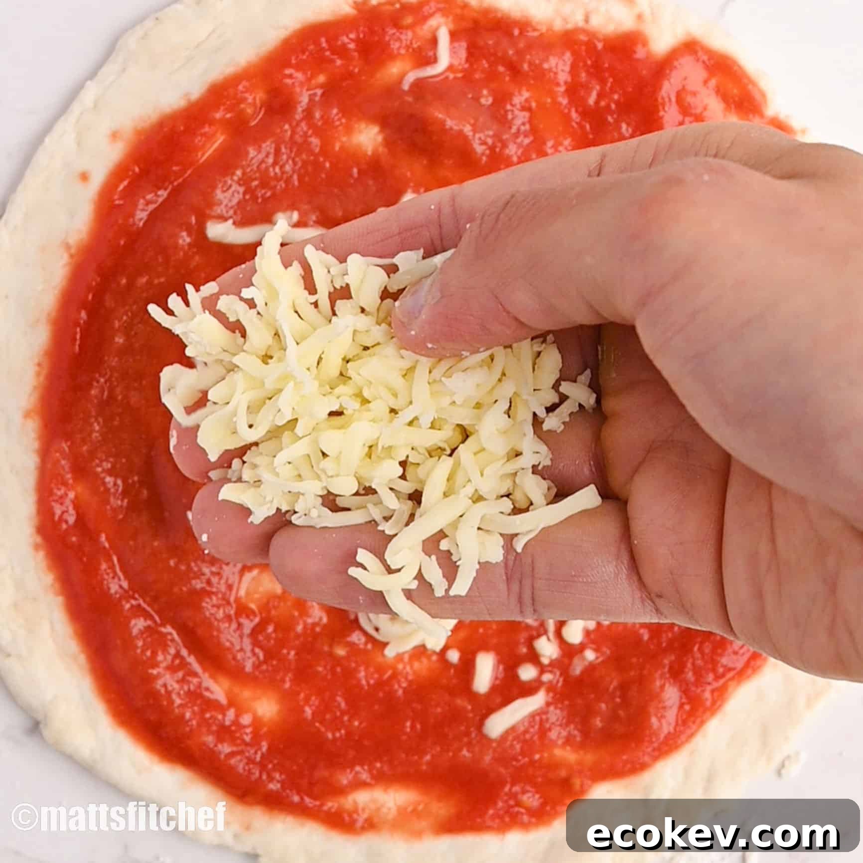 how to make Greek yogurt pizza dough without yeast