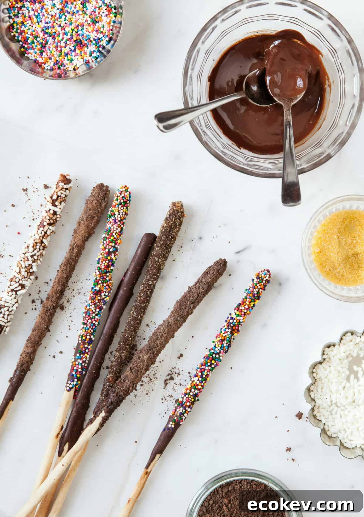 chocolate covered pretzels