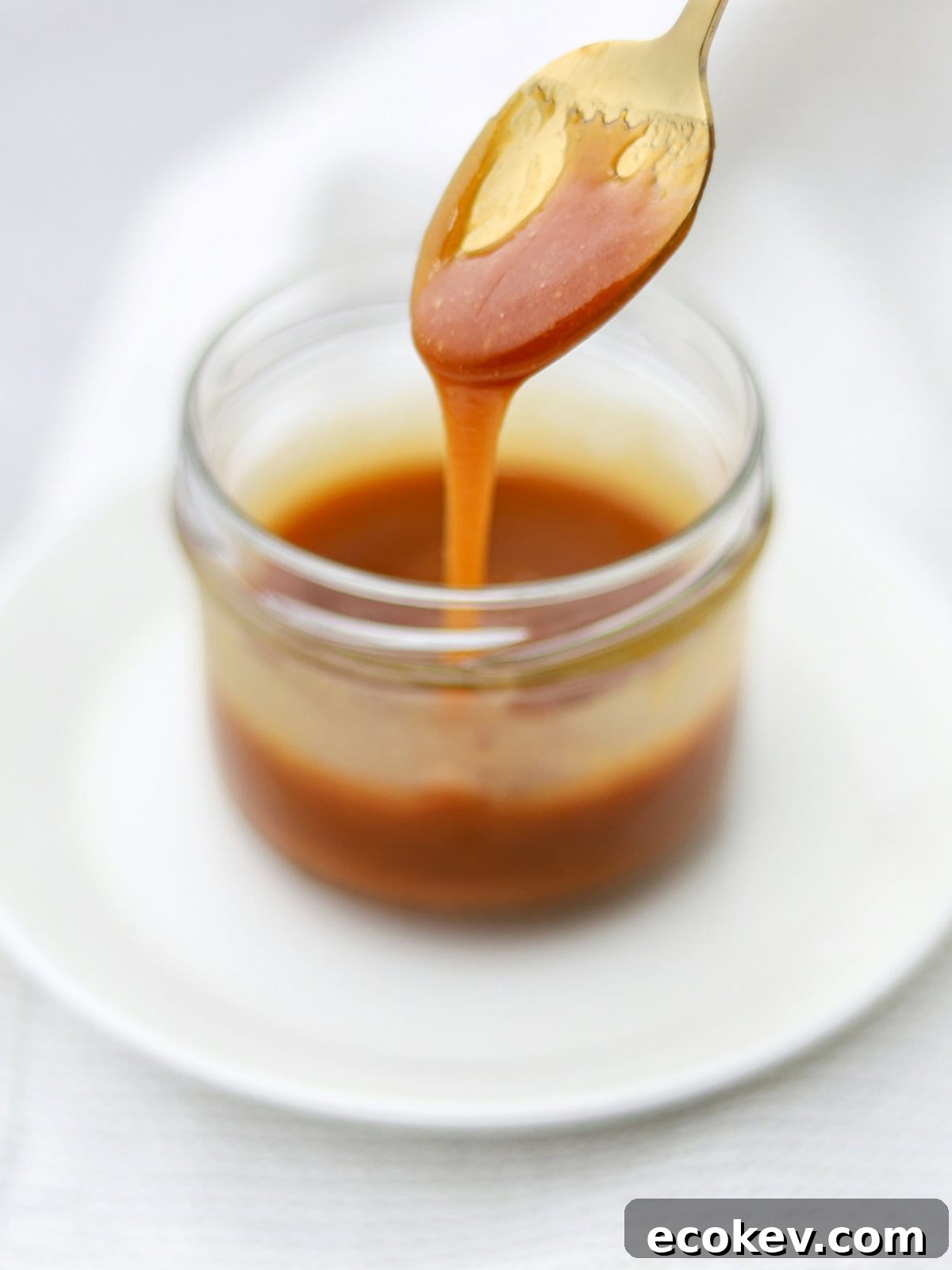 melted caramel