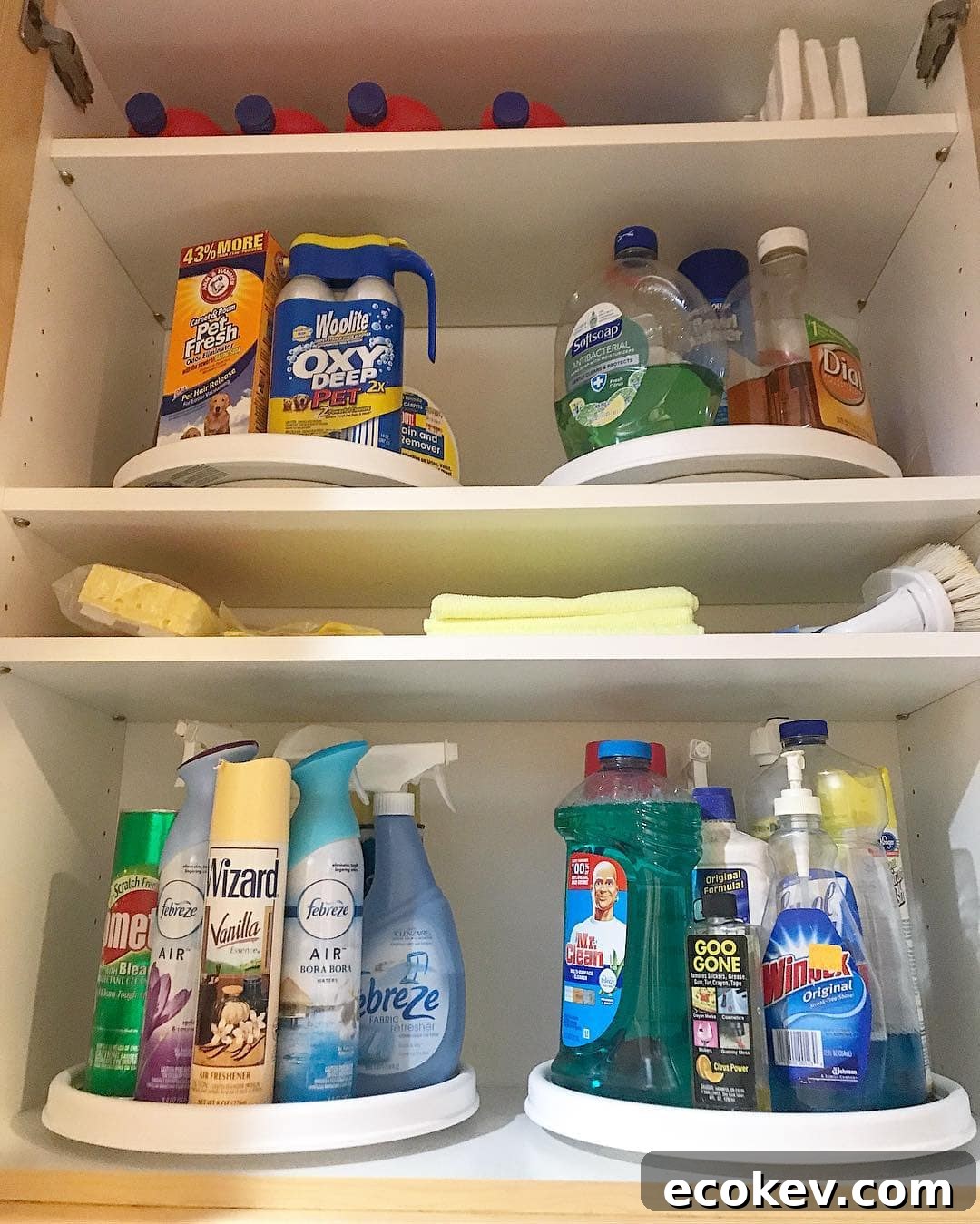 Organize Cleaning Products