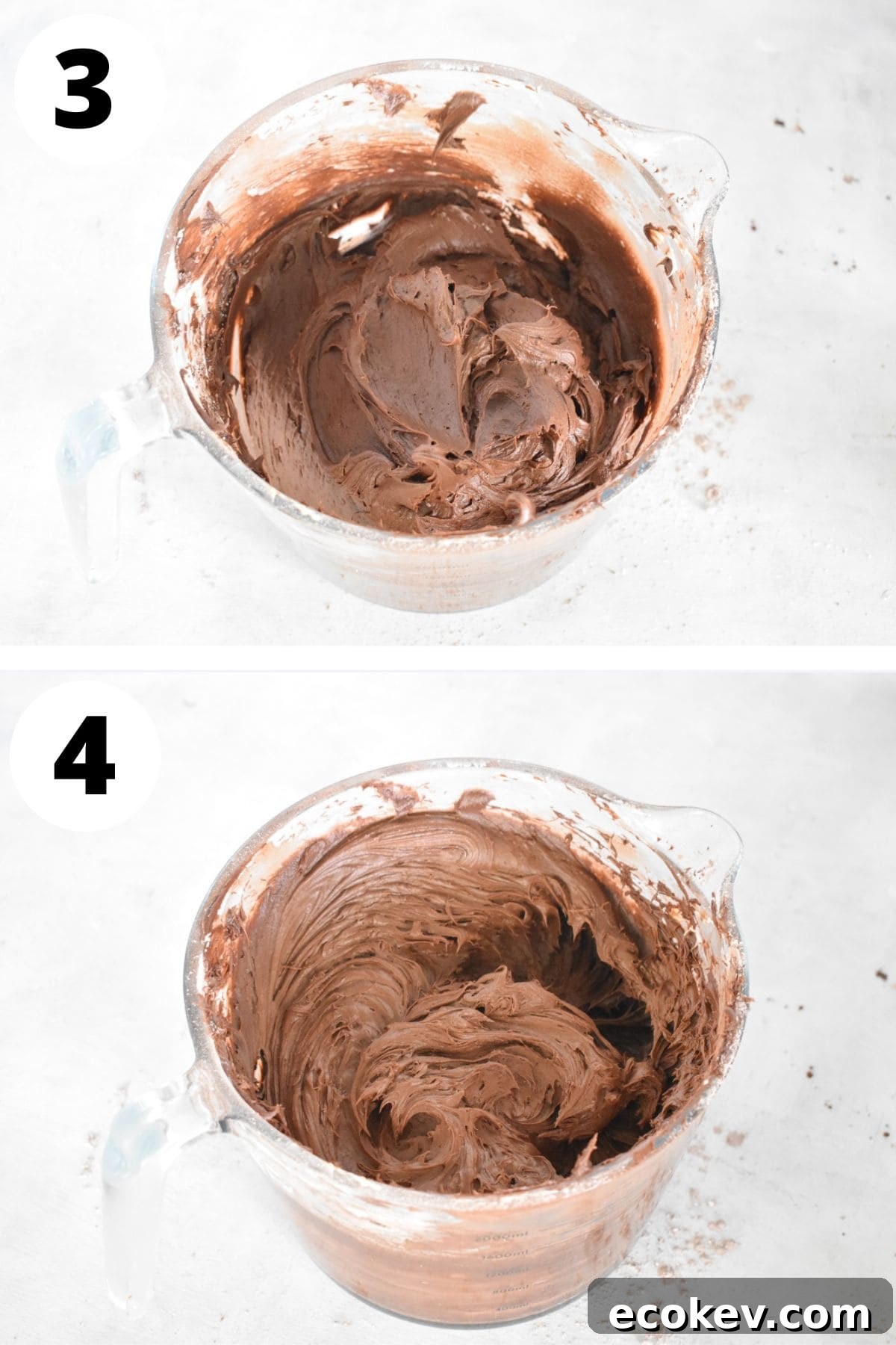chocolate cream cheese frosting whipped until light. 