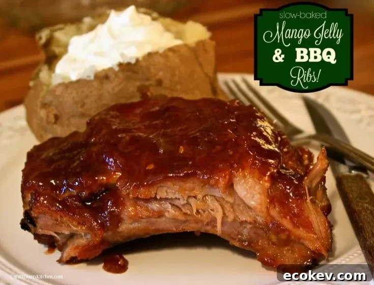 Mango Tomato Jelly & Barbecue Sauce Baby Back Ribs