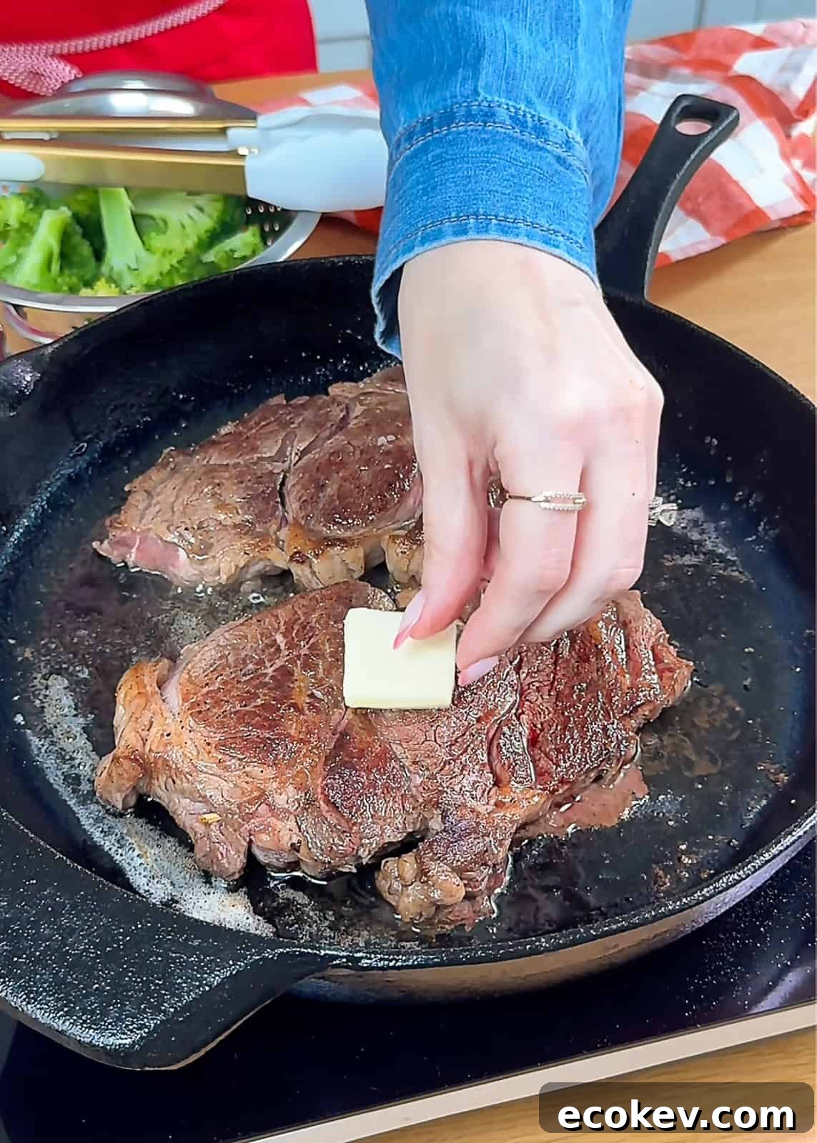 Steak sides and plating