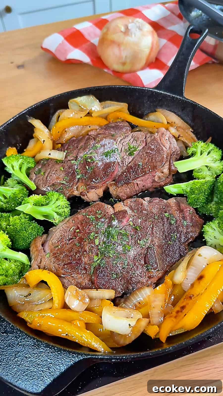 Raw chuck eye steaks