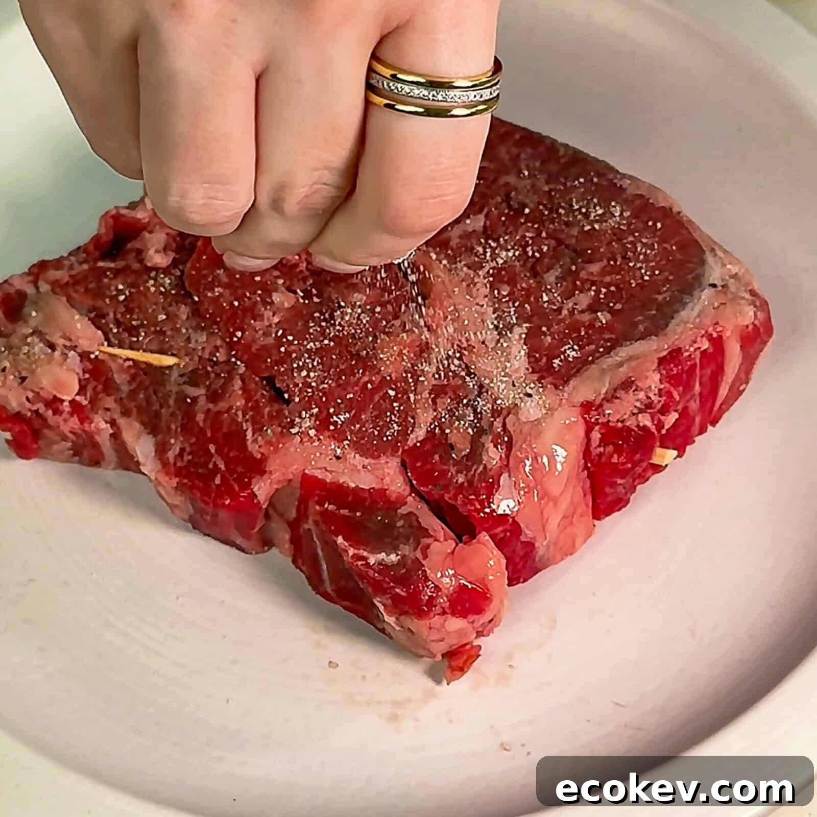 Step 2 season steaks