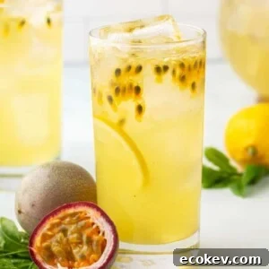 passion fruit lemonade.