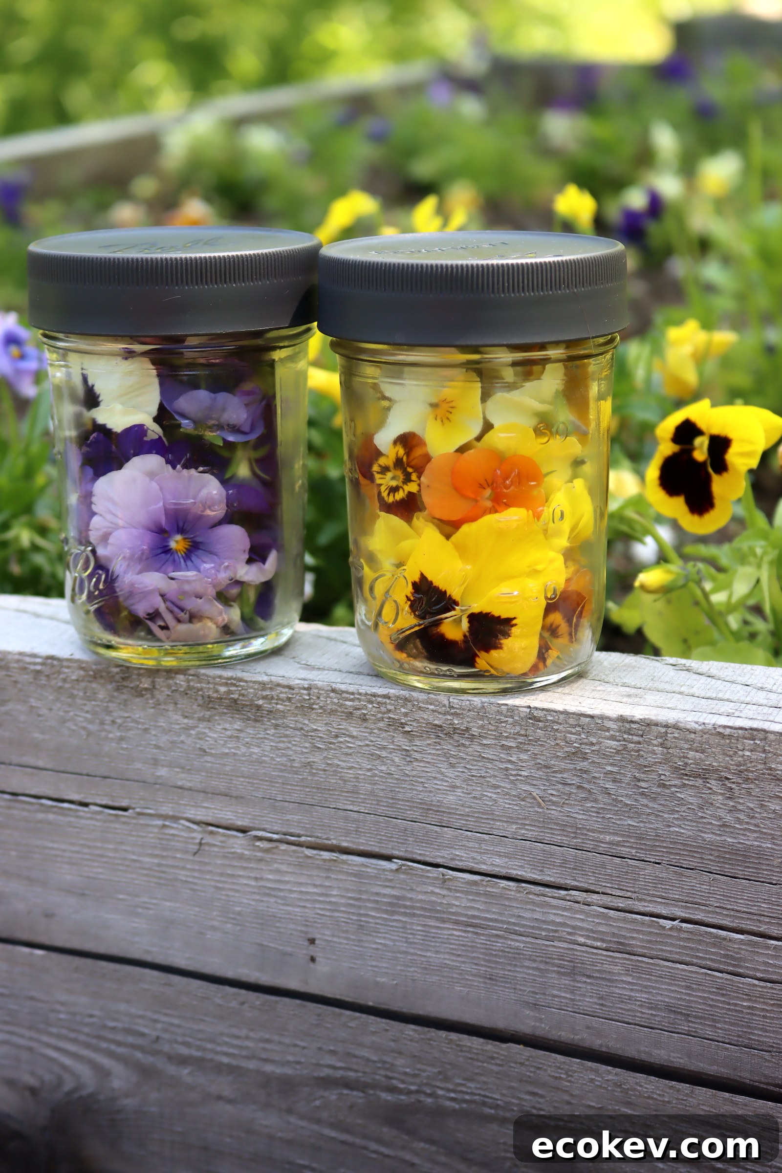 Pansy Jars
