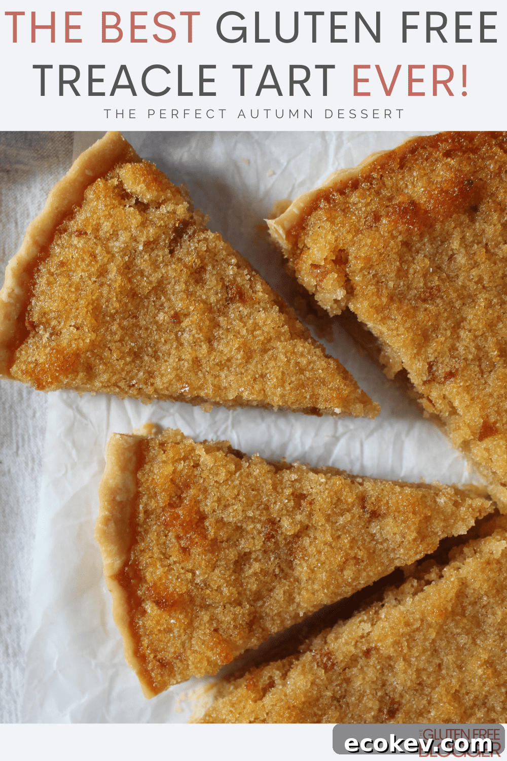gluten free treacle tart recipe 