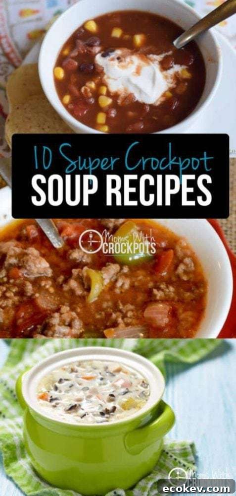 When the chill hits the air there is one meal on everyones' mind; SOUP! Why not be one step ahead of the game and make it in the crock pot?! These crockpot soups are so simple to throw together! Check out these 10 Super Crockpot Soup Recipes to have on hand this Fall and Winter. 