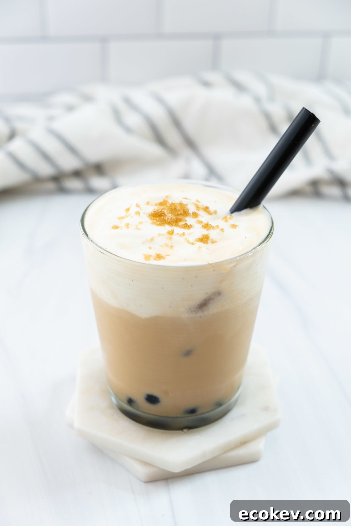brown sugar milk tea 