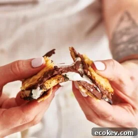 Chocolate Covered Caramelized Matzoh S’Mores