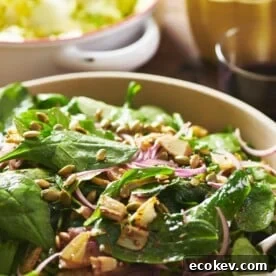 Spinach Salad with Roasted Fennel