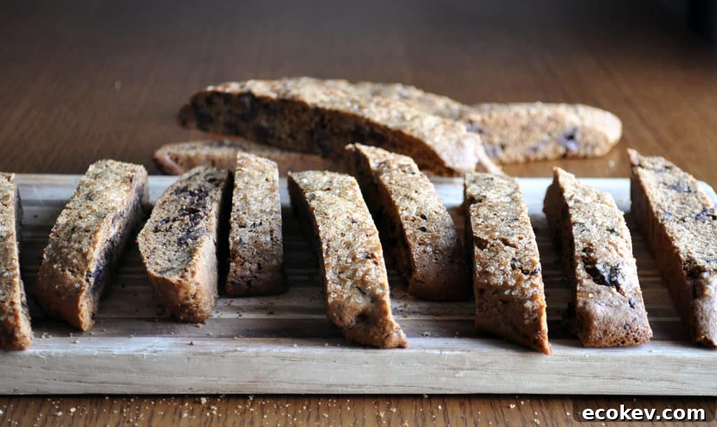 Gingerbread Biscotti Recipe with Dark Chocolate Ginger Bark