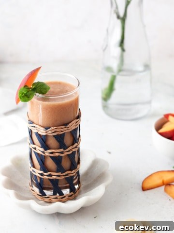 banana peach smoothie 1 scaled