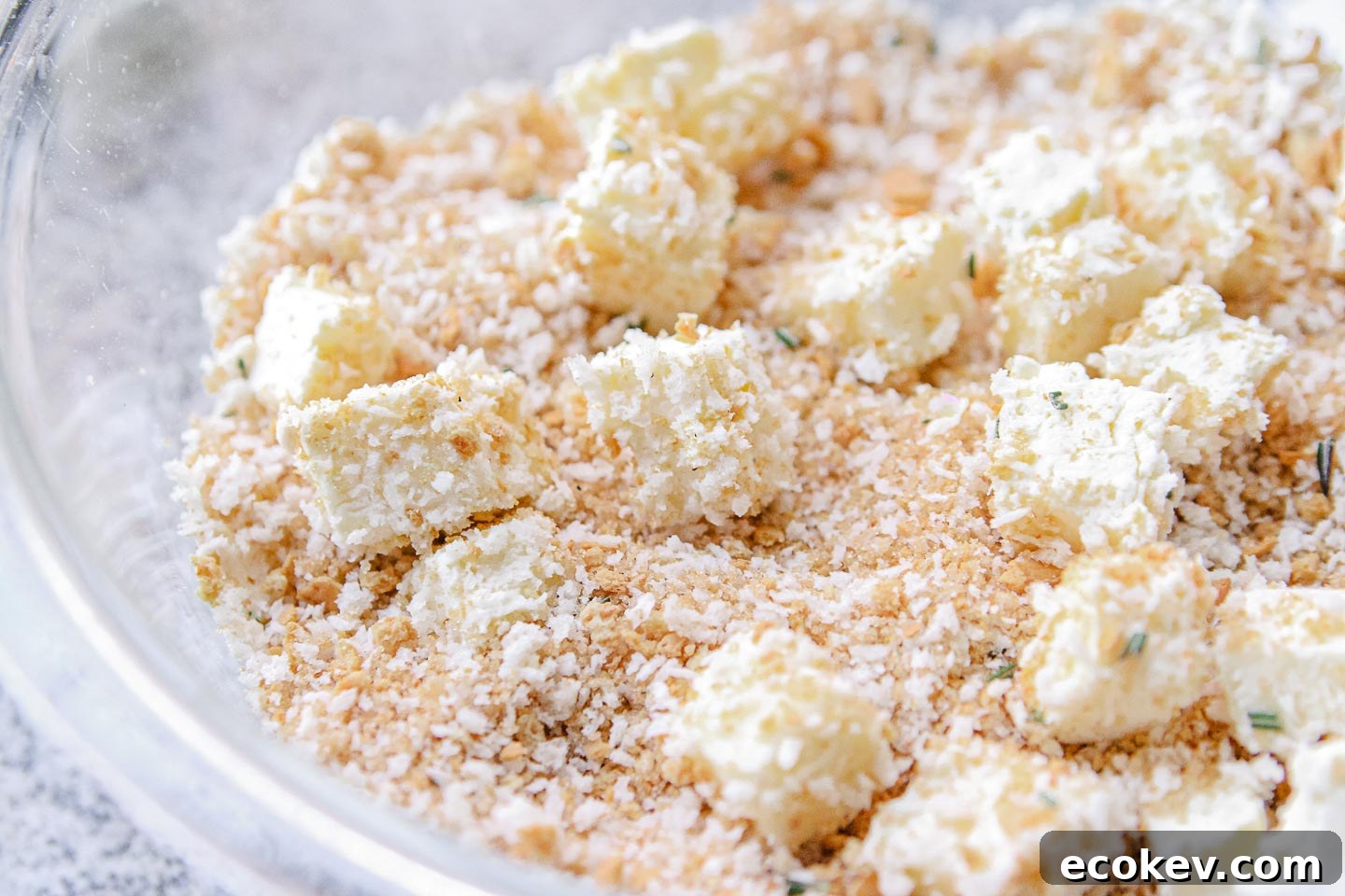 Panko crumb topping in a bowl.