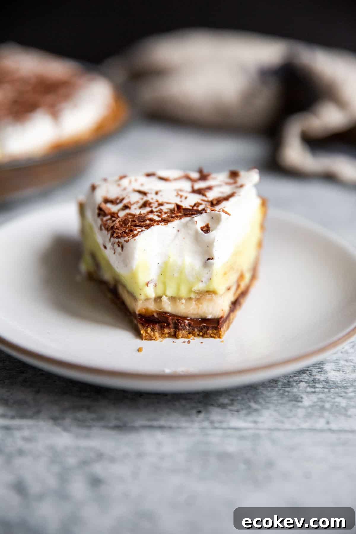 a slice of pie with a bite taken out